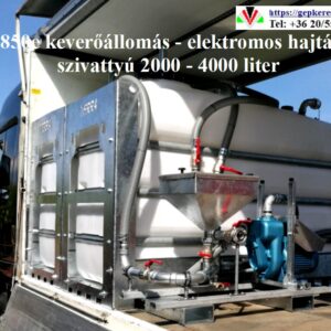 TERRA MS 850e keverőállomás - elektromos hajtású szivattyúval