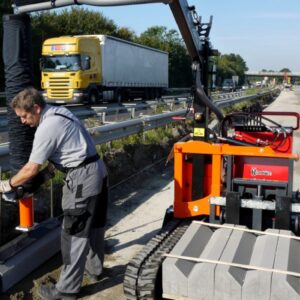 Térkövező és szegélyrakógép OPTIMAS Vacu-Pallet-Mobil