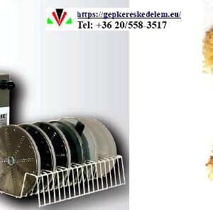 Mandula daráló és szeletelő, Dell’Oro F-321, 3 különböző méretű tárcsával ellátva