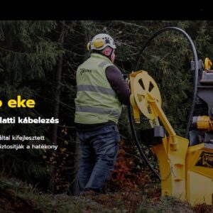 Groundec kábelfektető eke költséghatékony földalatti kábelezéshez