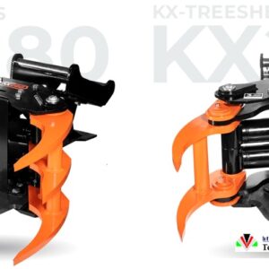 KX280 energiafa vágó-markoló
