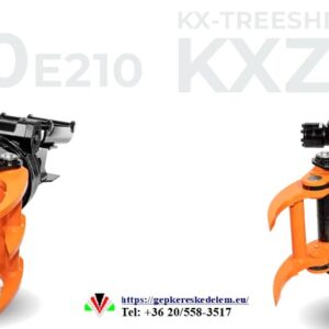 KXZ210 + E210 Energiaidom fakitermelő markoló forgatóval