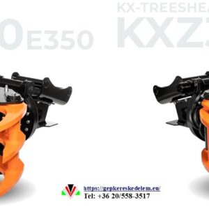 KXZ350 + E350 forgatórotorral szerelt energiafa markoló