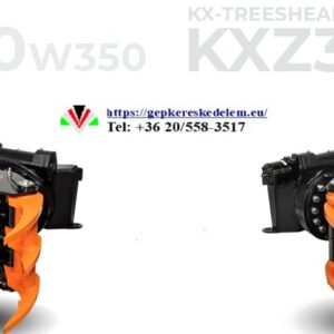 KXZ350 + W350 favágó forgatóval csúszókormányzású és teleszkópos rakodókhoz