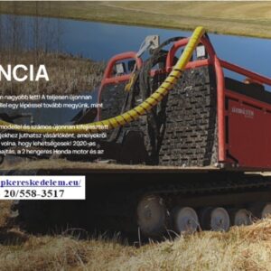Erdészeti Vasló az Iron Horse Esszencia lánctalpas minitraktor és eszközhordozó